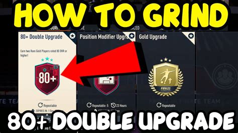 How To Grind The Double Upgrade Sbc Youtube