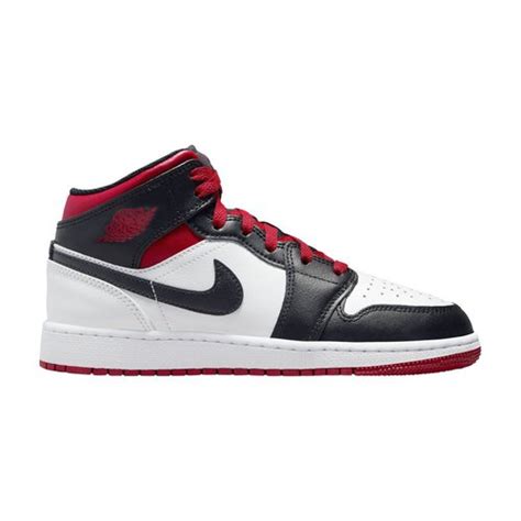 Air Jordan 1 Mid Gym Red Black Toe DQ8423 106 Solesense