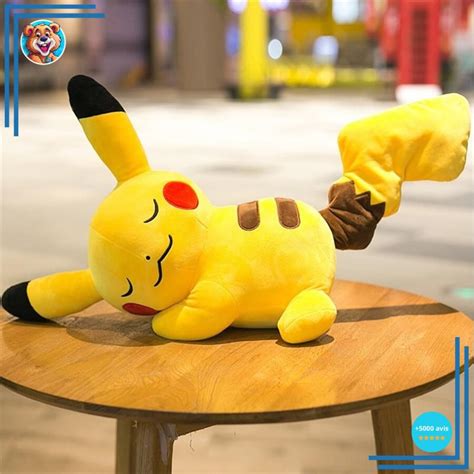 Peluche Pikachu qui dort en livraison gratuite Économisez 30 sur