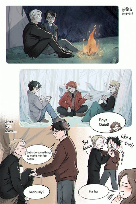 雷文過勞香貓貓 原稿中 on Twitter Escape together AU DMHP drarry