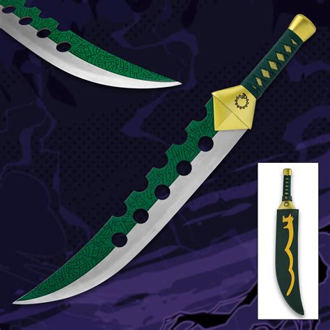 Demon Sword Lostvayne of Meliodas Sword and Sheath - Anime, Carbon Steel Blade