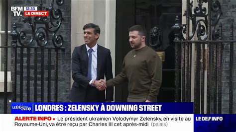 En visite à Londres Volodymyr Zelensky rencontre le Premier ministre