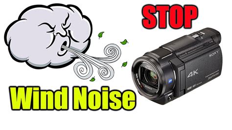 Prevent Wind Noise on Video Camera Photo and Video