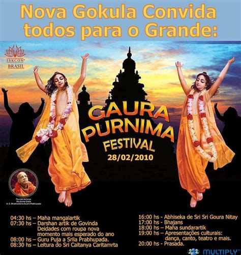 jornal hare krsna brasil goura purnima grandes festivais