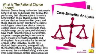 The Rational Choice Theory PPT