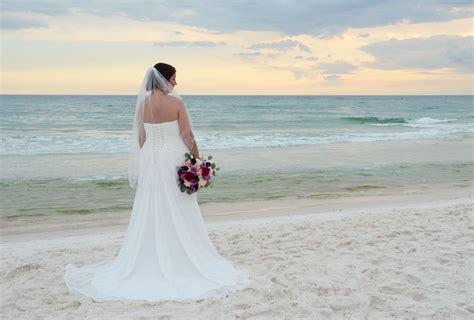 Panama City Beach Florida Destination Beach Wedding Sunset Beach