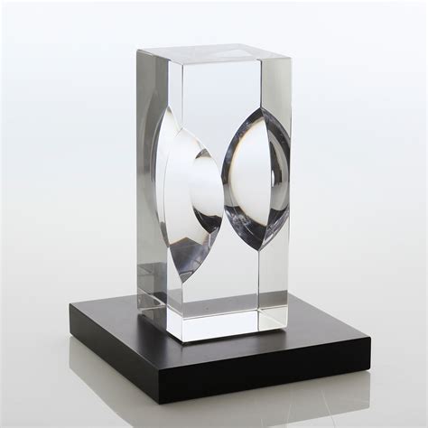 A Signed Glass Sculpture By Sven Palmqvist For Orrefors Bukowskis