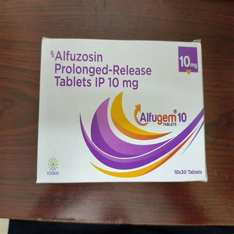 Alfugem Tablets At Rs Stripe Alfuzosin Hcl Tablet In Nellore