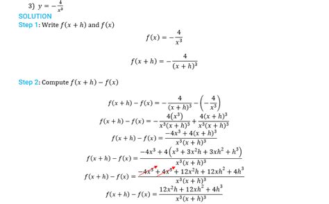 Solved Differential Calculus Solve These Problems Using Four Step Rule Of Course Hero