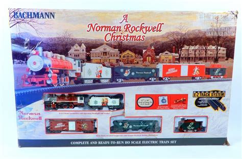 Bachmann Ho Gauge Norman Rockwell Christmas Train Set May 31 2020 Stephensons Auction In Pa