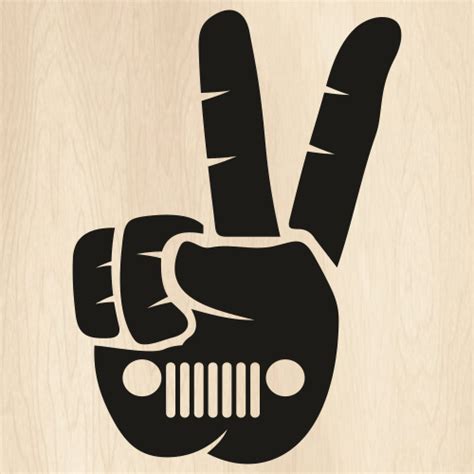 Two Finger Jeep Wave Svg Jeep Wave Vector File Jeep Wave Peace Sign Porn Sex Picture