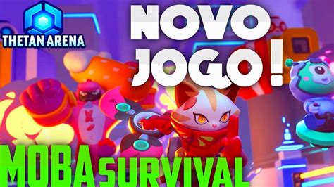 Thetan Arena NOVO JOGO BATTLE ROYALE ESTILO BRAWL STARS Jogando