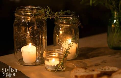 42+ Amazing DIY Mason Jar Candles and Holders