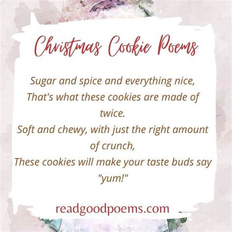 Christmas Cookie Poems To Sweeten Your Holiday Season