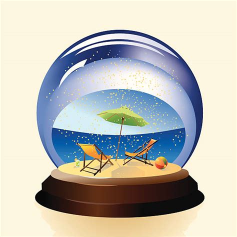 Snowglobe Summer Stock Vectors Istock