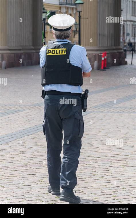 Copenhagen Denmark July 26 2022 Police Officer Secure Danish Royal