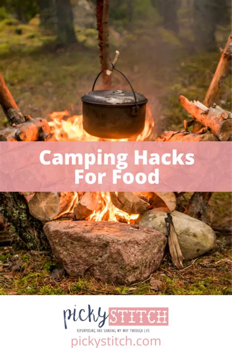 Camping Hacks Tent Camper Food Diy Tutorials Pickystitch