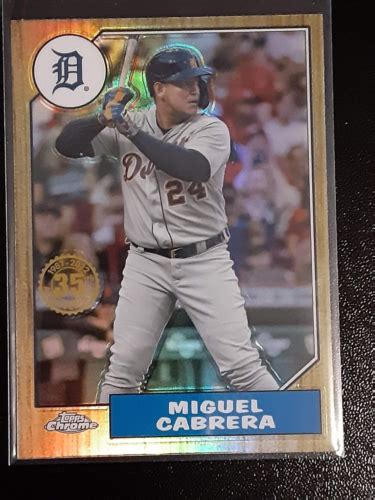 2022 Topps Chrome 1987 35th Anniversary Throwback 87BC 3 Miguel