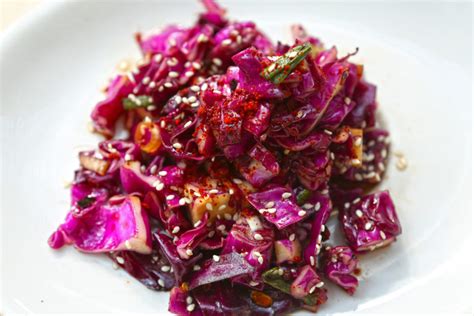 korean style cabbage salad foodwise