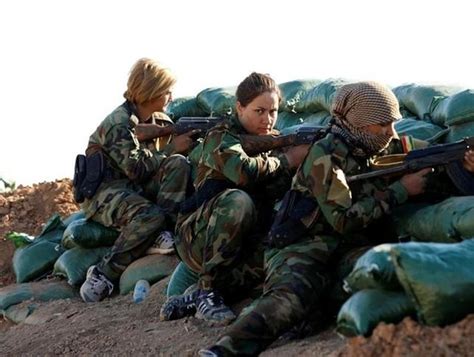 ‘were Not Afraid Kurdish Women Fighters Battle Is With Machineguns