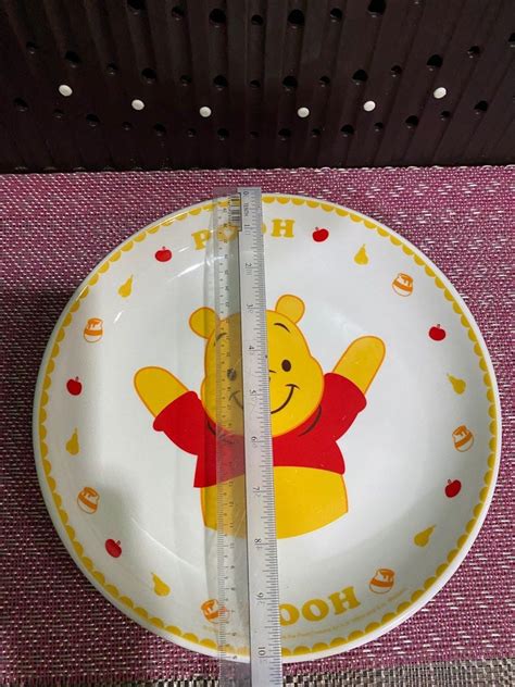 Winnie The Pooh Porcelain Big Plate Furniture Home Living