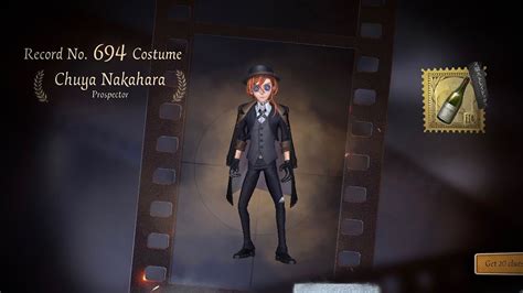 Identity V Ss Tier Quality Skin For Prospector Chuuya Nakahara