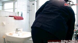 German Skinny Brunette Sexy Milf Is Cheating Pornt