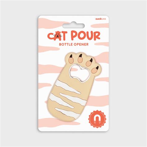 Cat Pour Bottle Opener Paw Open And Pour