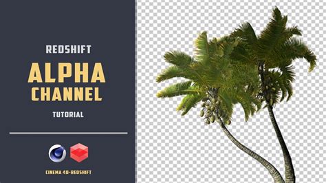 Import Textures With Alpha Channel In REDSHIFT CINEMA4D TUTORIAL