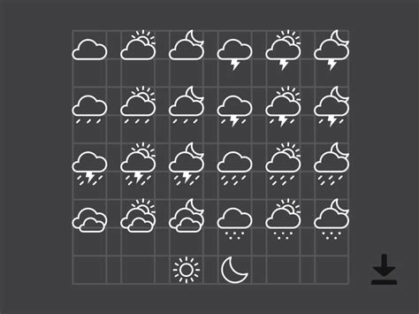 Dribbble Dribbbleweathericons By Alex Pour