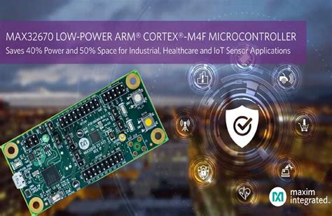 Compact And Low Power Arm Cortex M Microcontrollers For Industrial And