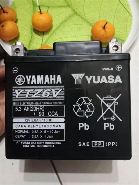 AKI YUASA YTZ6V AKI KERING YAMAHA N MAX AEROX LEXI DLL Lazada