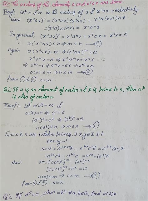 Group Algebra Bsc Mathematics Nep Notes