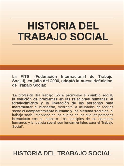 Historia Del Trabajo Social Pdf Trabajo Social Sociedad