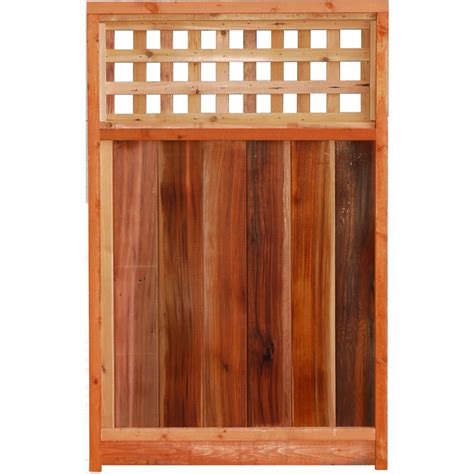 Aim Cedar Works 4x8 Privacy Screen Home Depot Canada