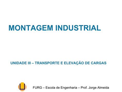 Pdf Mi Transporte E Eleva O De Cargas Termo Furg Brtermo Furg Br