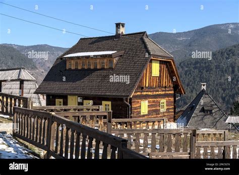Mokra Gora Serbia February 2023 Ressort Drven Grad Build By Emir