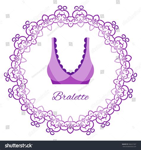 Bralette Bra Illustration Vector De Stock Libre De Regalías