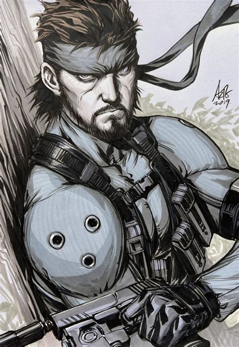 Metal Gear Solid Snake Metal Gear Character Design Male Character