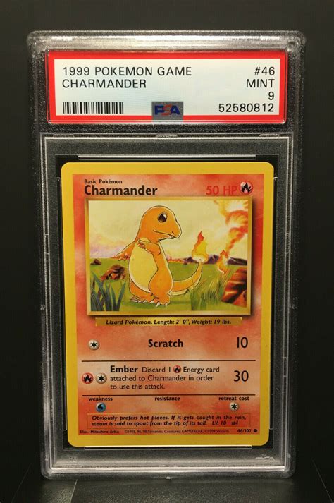 Mavin Charmander Base Set Psa Mint English Glumanda