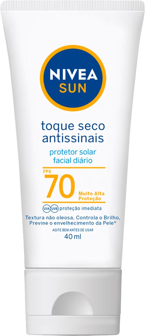 Protetor Solar NIVEA SUN Toque Seco Antissinais Facial Beautybox