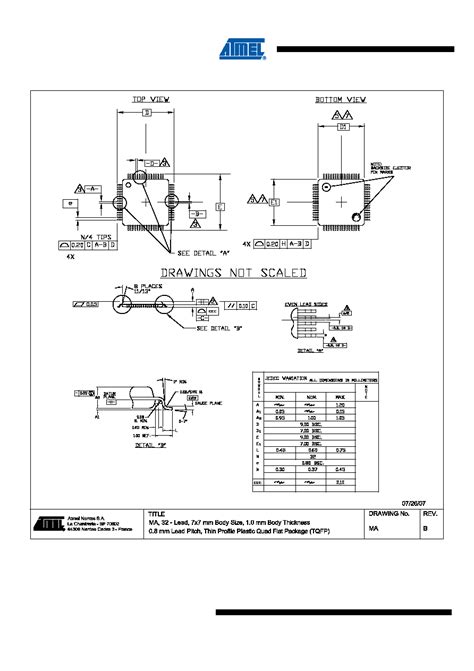 ATMEGA88 1 Datasheet 8 10 Pages ATMEL 8 Bit Microcontroller With 8K