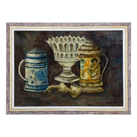 Danish Interior Painting Signed In Monogram 1923 At 1stdibs