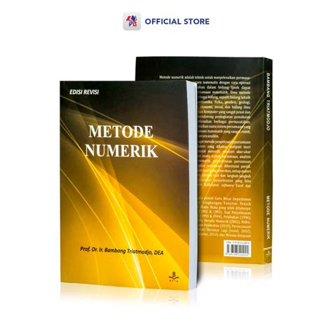 Jual Buku Pendidikan Metode Numerik Edisi Revisi Soft Cover Shopee