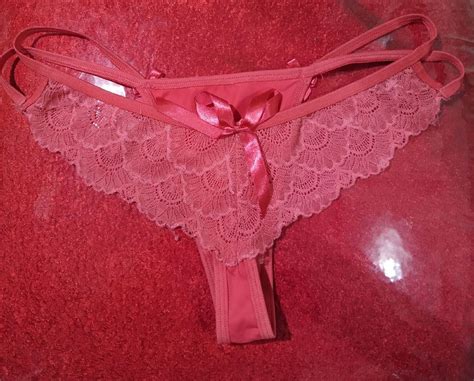 Calcinha Rosa Fio Dental Lingerie Feminina Calcinha Usado Enjoei