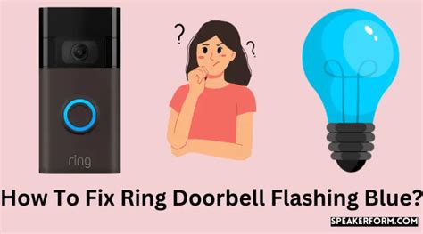 How To Fix Ring Doorbell Flashing Blue 2024