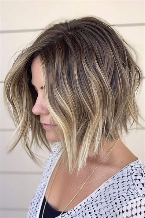 Stufiger Kinnlanger Bob 71 Frische Schnitte Hairtasticde