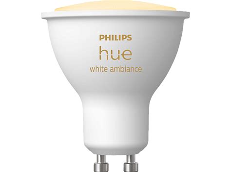 Philips Hue White Ambiance Gu Einzelpack Led Lampe Warmwei Bis