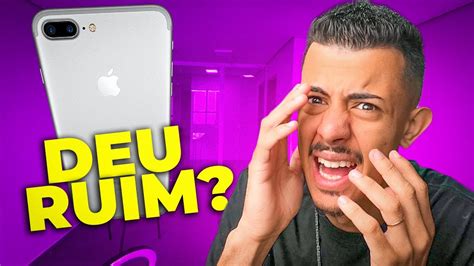 DEU RUIM COMPREI Um IPHONE 7 PLUS Todo QUEBRADO OZIEL VIDAL YouTube