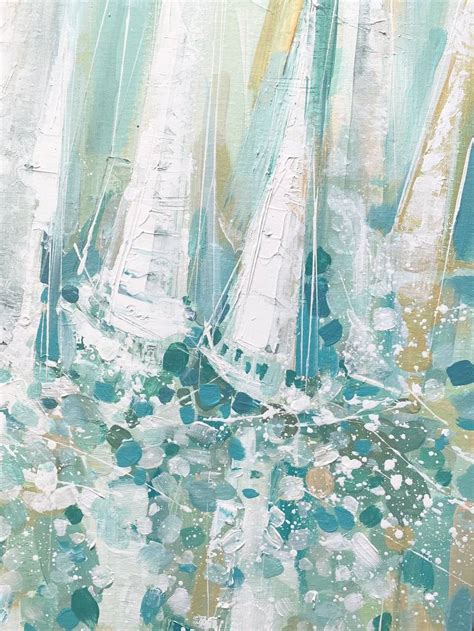 Yacht Race Rogue Waves Painting By Irina Rumyantseva Saatchi Art